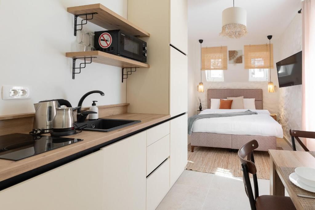 Apartment with Garden View at VerDi apartments in Dobrota, Montenegro