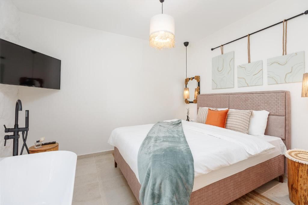 Suite with Sea View at VerDi apartments in Dobrota, Montenegro